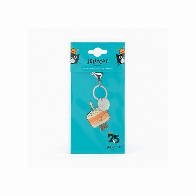 Jellycat Amuseables Jellina Birthday Cake Keyring Bag Charm New Zealand | RIFYH6041